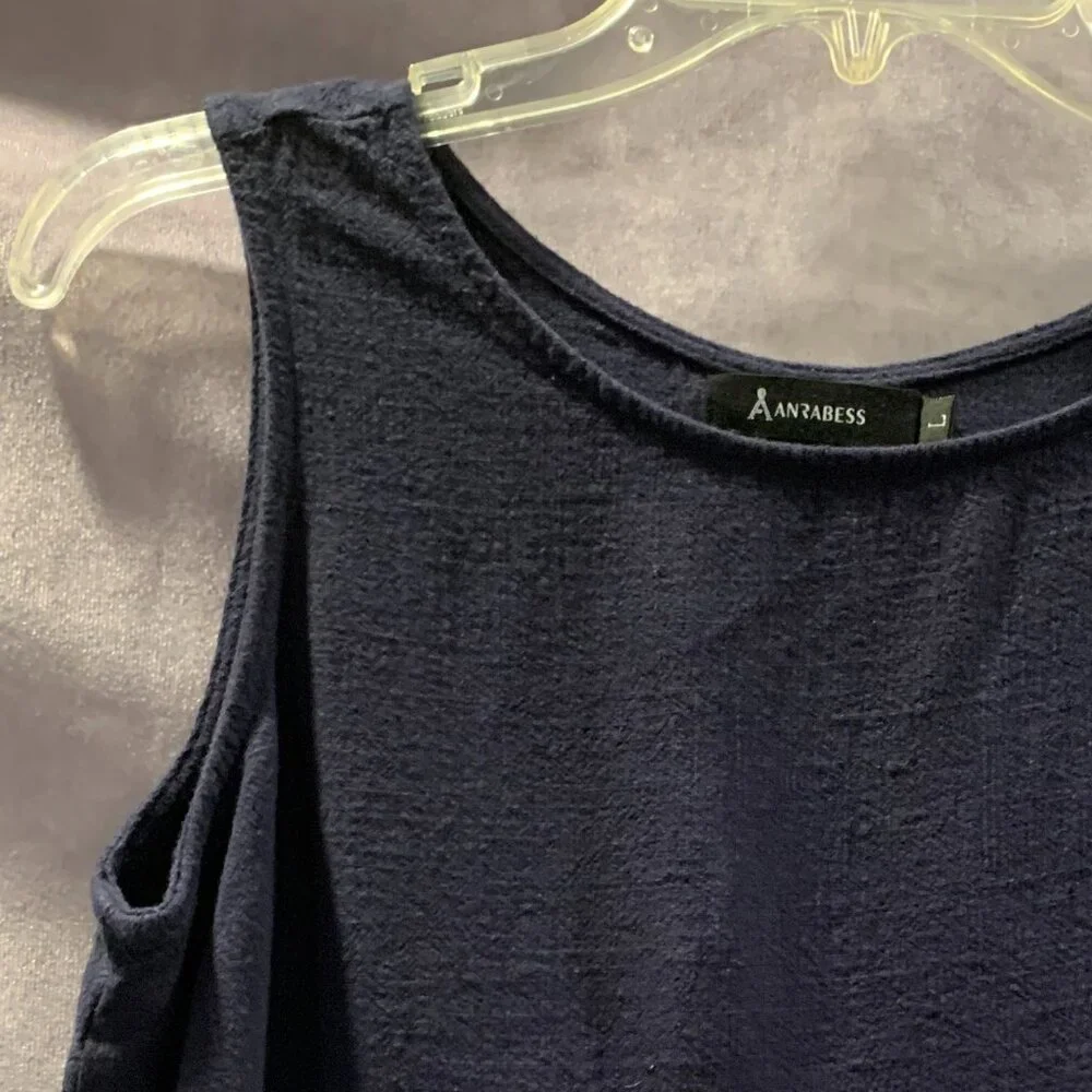 Anrabess Ruffle Crop Tank Top - Picture 2 of 6